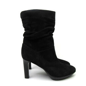Aquatalia Women's Raegan Weatherproof Slouchy High-Heel Boots SZ 7